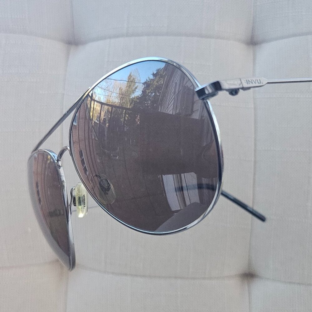 INVU Men Sunglasses Brown Gunmetal Polarized Eyeglasses Frame 61[]14 140